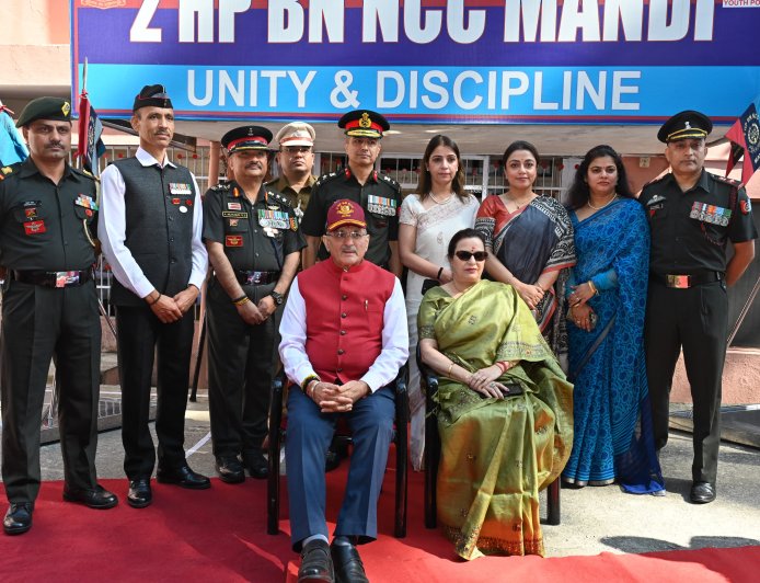 राज्यपाल ने किया एनसीसी बटालियन का दौरा, सर्वधर्म स्थल का किया शुभारंभ