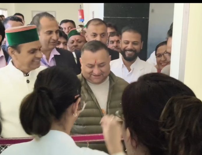 विनय कुमार ने किया आदर्श अस्पताल संगड़ाह में अल्ट्रासाउंड सेवा का शुभारंभ