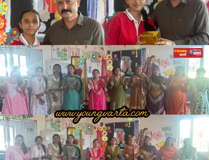 करवा चौथ पर पारस पब्लिक स्कूल कोलर की अनूठी पहल, मेहंदी से सजा महिलाओं का हाथ, वृद्धाश्रम के बुजुर्गों के लिए जुटाई धनराशि
