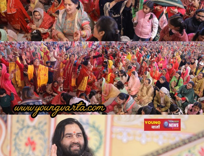 श्रीमद्भागवत कथा के पांचवें दिन दिवस भगवान श्रीकृष्ण की लीलाओं , असीम कृपा और नाम-स्मरण की महिमा का वर्णन