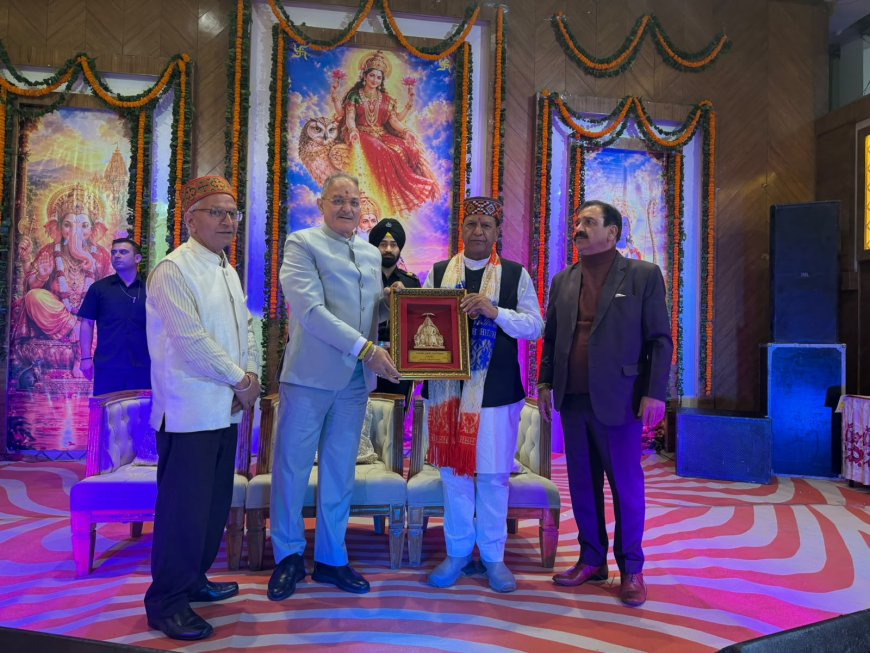 महाराजा अग्रसेन ने समाज में समानता , सहयोग और सामाजिक समरसता की भावना को सशक्त करने का दिया संदेश : डॉ. बिंदल