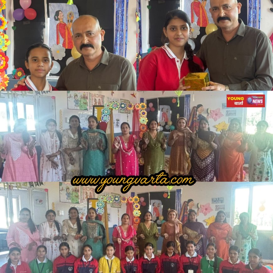 करवा चौथ पर पारस पब्लिक स्कूल कोलर की अनूठी पहल, मेहंदी से सजा महिलाओं का हाथ, वृद्धाश्रम के बुजुर्गों के लिए जुटाई धनराशि